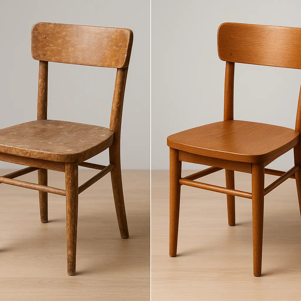 Vorher Nachher Stuhl