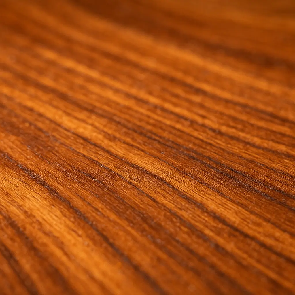 Polierte Holzoberfläche